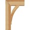 Ekena Millwork Thorton Block Rough Sawn Bracket, Western Red Cedar, 4"W x 14"D x 22"H BKT04X14X22THR05RWR - alternate 2